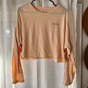 RVCA Cropped Long Sleeve Tee